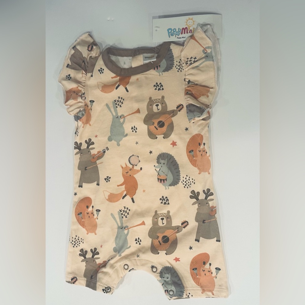Peppy Mini New Kids Animal Print Shirt 12 months